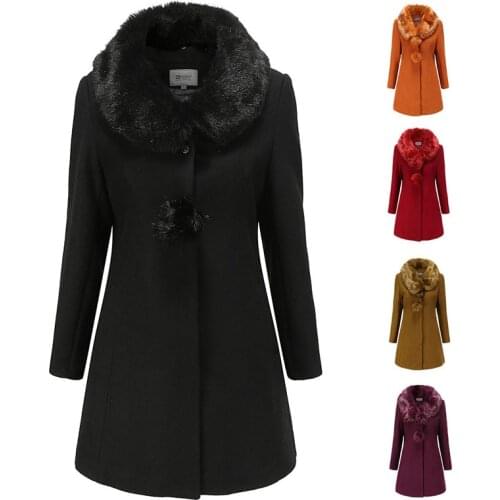 Parka Femme 2021 Fur Faux Fur Coat Women Mink Cashmere Slim Fit Plus Size Solid Long Sleeve Thick Warm Coat Parka