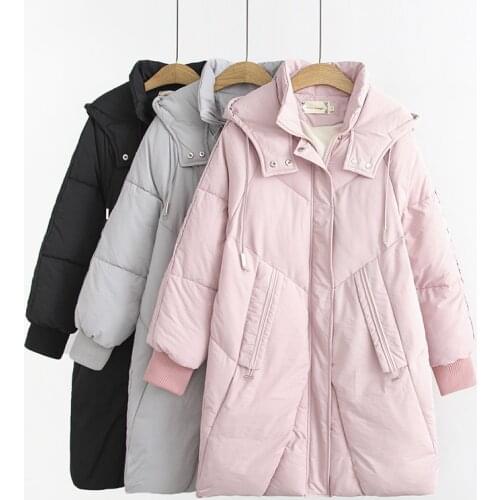 2020 New Real shot Oversize Winter Parkas Women Thicken Down cotton Coat Hooded Warm Jacket Female Plus size 4XL Outerwear G875