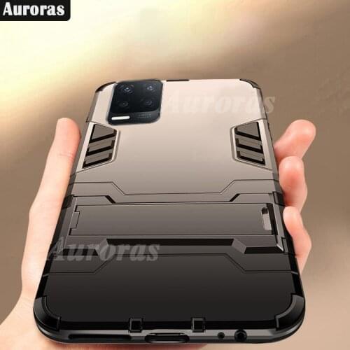 Auroras Case For Realme Narzo 30A Shockproof Armor Cover Support For Realme Narzo 30 5G Business Shockproof Case Cover
