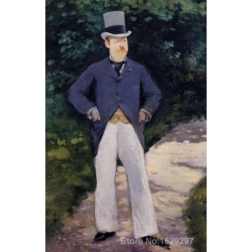 Portrait of Monsieur Brun Edouard Manet reproduction art High quality Handpainted