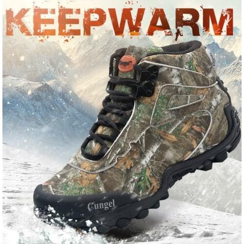 Walking Shoes Men Waterproof High Sandy Bionic Camouflage Climbing Mountain Tactical Boots Women Outdoor Sports Trekking Sneaker