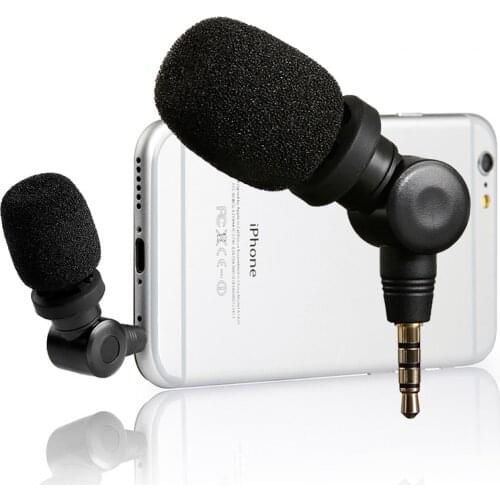 Saramonic SmartMic Flexible Condenser Microphone Mic w/ High Sensitivity for IOS iPad iPhone 5/6/7 iPod Touch Smartphone