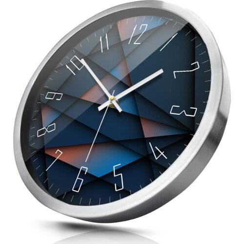 Modern Luxury Wall Clock Metal Creative 3d Large Clocks Wall Home Decor Living Room Silent Bedroom Kitchen Reloj Gift FZ854