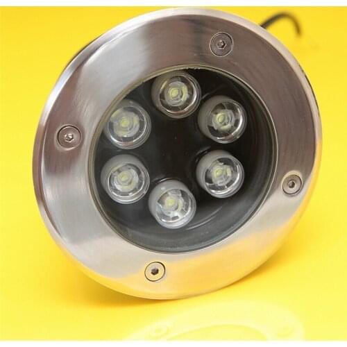 Waterproof 6x2W LED Underground Light IP68 AC85-265V ,DC12V Outdoor Recessed Floor Lamp Led Buried light Free Shipping 10pcs/lot