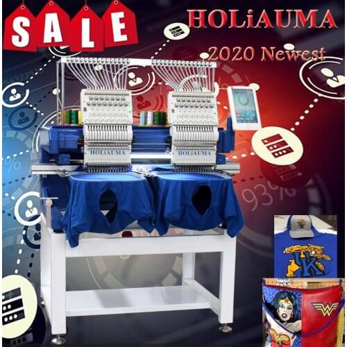 Two head computer cap embroidery machine tajima type high quality happy embroidery business