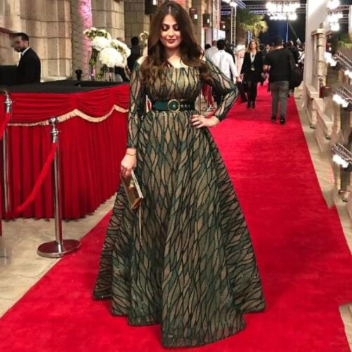 One-shoulder Dress Women Vintage Sexy Mid-waist Long-Sleeved Print Party Big Swing Dresses 2020 Autumn Fashion Long Dress