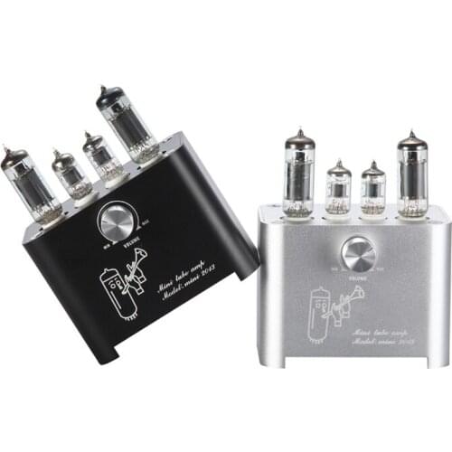 2021new Mini Tube Amplifier Vacuum Tube Amplifier 3W + 3W APPJ 6J1 6P1 Lossless HIFI Stereo Audio Power Amplifier Desktop