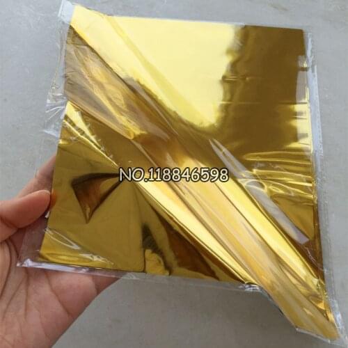 50Pcs 20x29Cm A4 Gold Hot Stamping Foil Laminator Laminating Transfere on Elegance Laser Printer Craft Paper