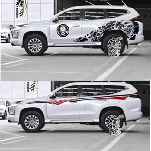 Car stickers FOR Mitsubishi Pajero Sport body modification exterior sports off-road personalized custom decals