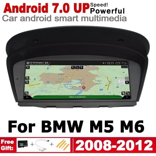 Android 7.0 up car player For BMW M5 M6 E65 F10 2008~2012 CIC original Style Autoradio gps navigation HD screen 2GB+16GB WiFi