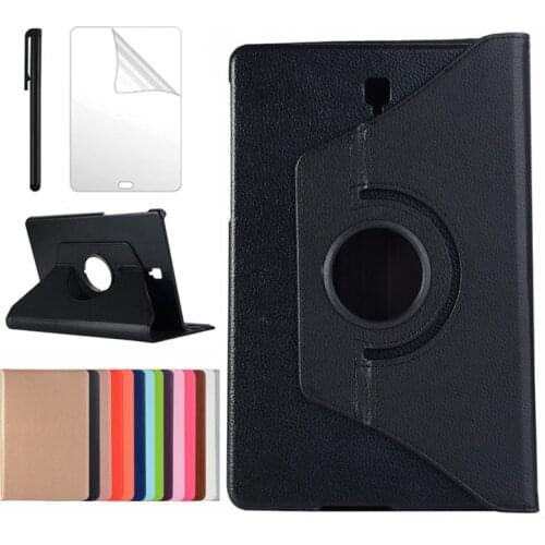Case For Samsung Galaxy Tab S4 10.5 SM T830 Cover 360 Degree Rotating For Samsung Tab S4 10.5 T835 T837 Tablet Case + FilmPen