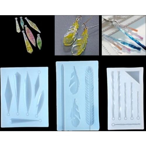 DIY Fashionable Silicone Jewelry Mold UV Resin Epoxy Mold Jewelry Craft Mold for Making Accessories