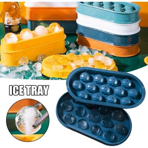 PP Ice Ball Mold Environmently Friendly Durable Washable Useful Suit for Kitchen Living Room Coffee Office SCIE999