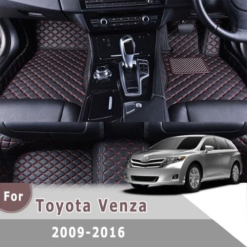 RHD Carpets For Toyota Venza 2016 2015 2014 2013 2012 2011 2010 2009 Car Floor Mats Auto Interior Parts Easy Install Foot Pads