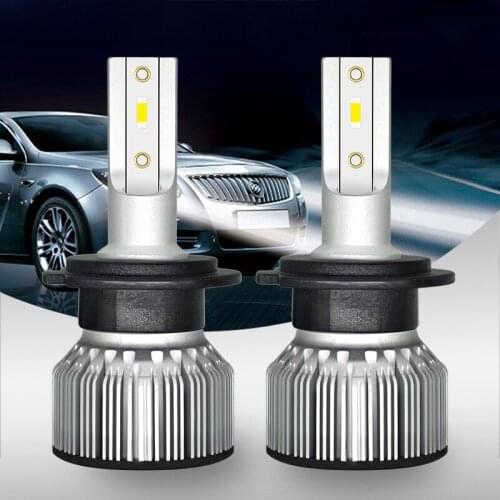 Mini LED Headlight H7 LED Bulb H4 H7 H11 9005 9006 9012 HIR2 H1 Turbo LED Lamps Car Light HB3 HB4 D2R D2S 9000LM CSP Chip