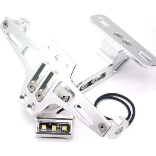 Motorcycle Angle License Bracket Plate Frame Holder FOR ABS Super adventure exc 390 200 125 motor 990 xcw 450 sx-f