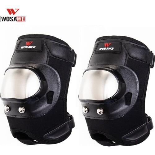 WOSAWE Adult Motorcycle Knee Pads Moto Protection Riding Knee Guard Motocross Motorbike Off-Road Racing MTB Knee pads