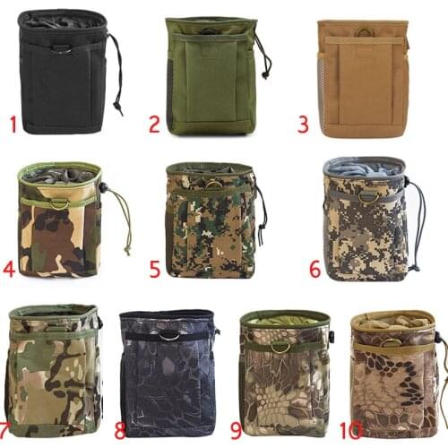 NEW Military Tactical Airsoft Bag Hunting Folding Dump Pouch For Camping Climbing Outdoor