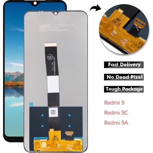 Original LCD for Redmi 9 9A 9C LCD Display Touch Screen Digitizer Assembly
