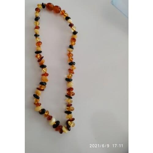 Amber Baby Necklace Prevents And Reduces Fever, Nausea, Vomiting, Drool During Teething Period