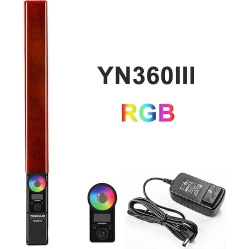 YONGNUO YN360III Handheld 3200K-5500K RGB Colorful Ice Stick LED Video Light Touch Adjusting By Phone App