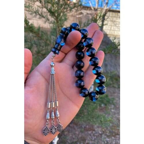 MÜNTAKIŞ Efe Sphere Cut Vernier Beirut Drop Rosary Turkish handmade Islamic custom design rosary