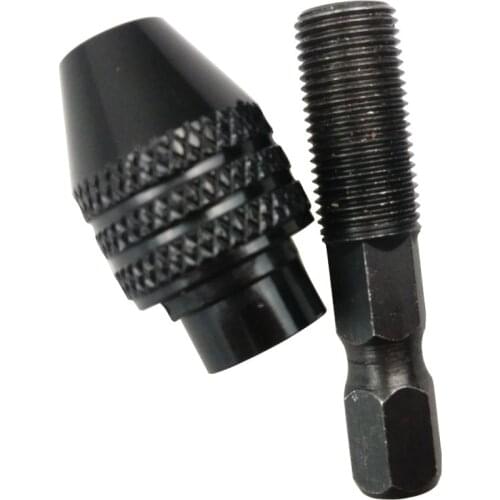 Hex shank countersink keyless drill chuck dremel rotary Tools Accessories 0.5-3.2mm collet hexagonal mini drill chucks adapter