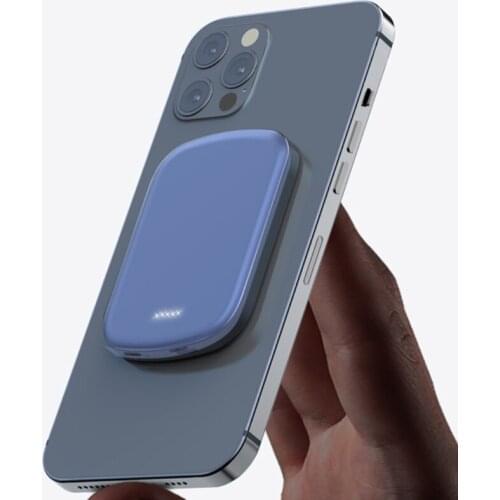 Portable Magnetic Wireless Safe Charger Power Bank 4000/8000mAh External Battery Fast Charging for Mobile Phone