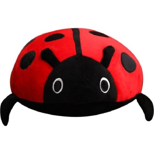 Explosion Net Red Plush Toy Seven Star Ladybug Plush Toy Animal Pillow Birthday Gift Wholesale