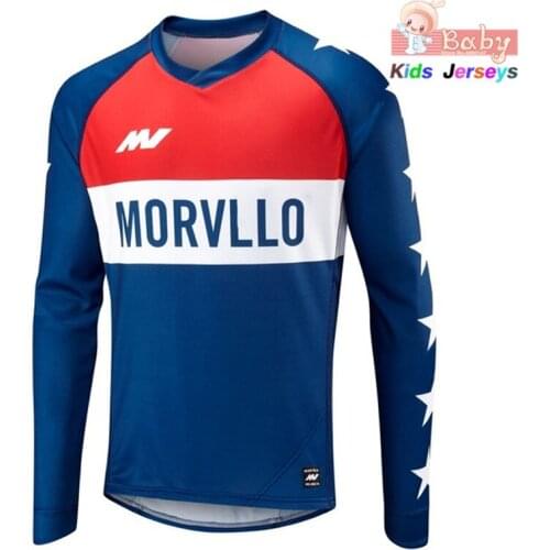 2020 Hot Sale Kids Motorcycle Long Sleeve Jerseys Boys Cross Country Jerseys Motorcycle Mx Mtb GP Maillot Mountain T-Shirt