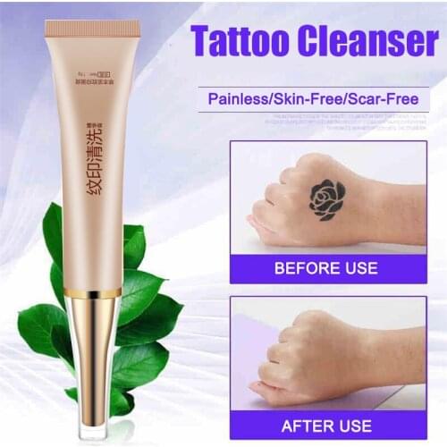 2021 Plant Extract Tattoo Print Removal Cream Painless Eyebrow Eyeliner Skin Tattoo Cleaning for Tattooing SSwell