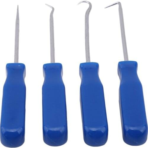 4Pcs 138mm Car Auto Vehicle Oil Seal Screwdrivers Set O-Ring Seal Gasket Puller Remover Pick Hooks Tools Wholesale