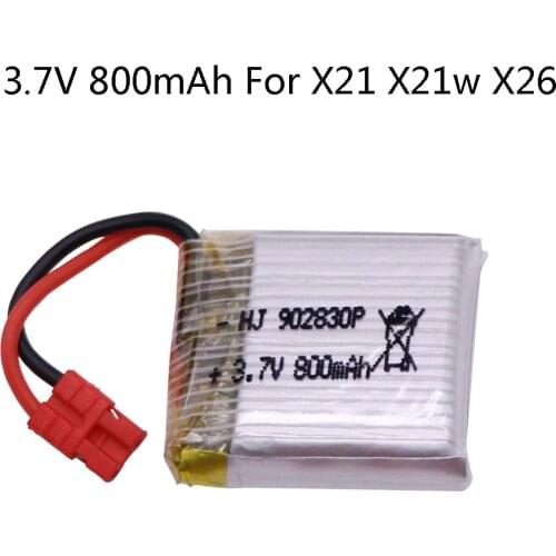 3.7V 800mAh upgrade Lipo battery for SYMA X21 X21W x26 X26A Remote Control drone helicopter toys accessories 3.7V RC toy battery