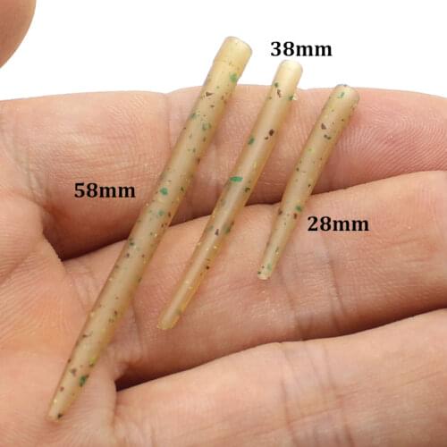 20PCS Carp Fishing Accessories Anti Tangle Sleeve Helicopter Chod Hair Rigs Swivel Line Connector Carp Tubing Fishing Tackle