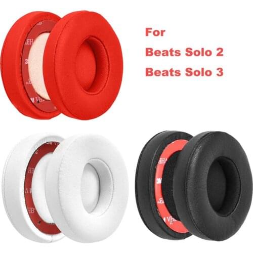Beats Solo Headphone Replacement Earpads - Fits Beats Solo 2 & Solo 3 Headphones Solo 2 & Solo 3Wireless ON-EAR Headphones