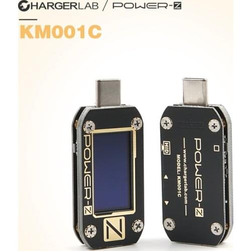 ChargerLAB POWER-Z USB PD Voltage and Current Ripple Dual Type-C Tester KM001C