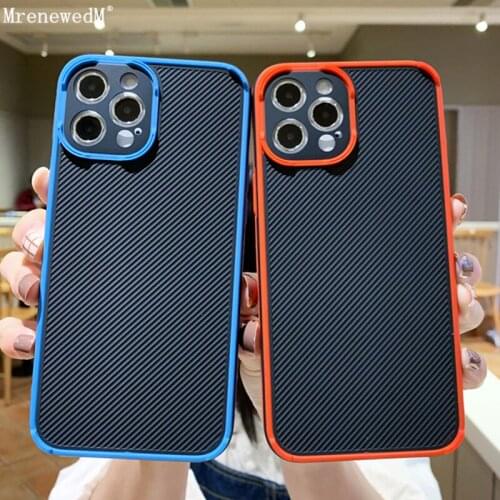 Camera Bulge Protection Armor Phone Case For iPhone 11 12 Pro X Xr Xs Max 12 Mini SE 2020 7 8 Plus Color Bumper Shockproof Cover