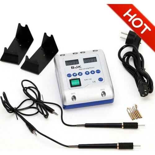 Dental Lab Electric Waxer Carving Knife Contain 6 Wax Tips+2 Pens/Pot Hot Sale