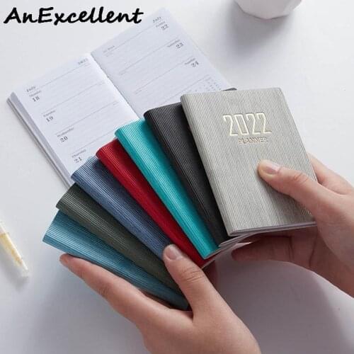 2022 A7 Daily Weekly Planner Agenda Notebook Weely Goals Habit Schedules Organizer Student Stationery Office School Supplies