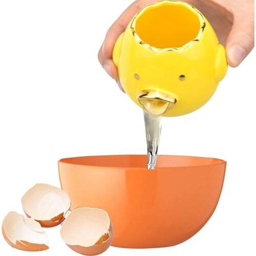Creative Egg White Yolk Separator Tool Food-grade Egg Baking Cooking Kitchen Tool Egg Gadgets Tools Egg Divider Sieve Seperator