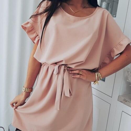 Summer Women Dress Batwing Short Sleeve Tunic Bandage Bodycon Beach Party Dress Vestidos Mujer Mini Party Dresses