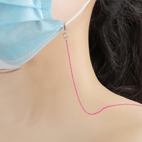 Metal Fashion Mask Hanging Rope Eyeglasses Chain Necklace Neck Strap String Holder Anti-lost Sunglasses Accessory Dropshipping