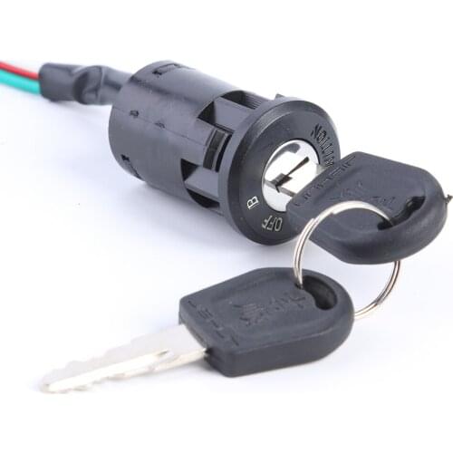 Bike Ignition Switch Entertainment Key Electric Outdoor Cycle Biking for E-Bicycle Scooter Motorcycles Power Lock
