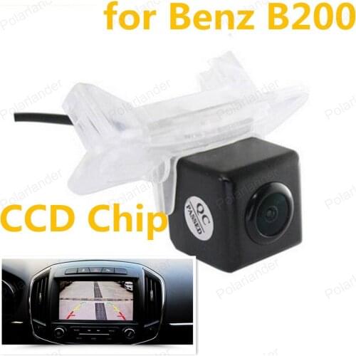 Polarlander 100% New with Reference Line Function CCD Chip for Be-nz B200 Rear View Camera License Plate Light Camera