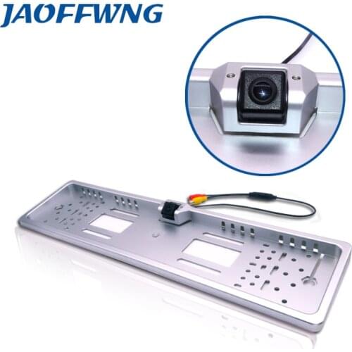 Factory direct sale CCD HD rear view camera European license plate frame camera170 backup parking rearview car camera