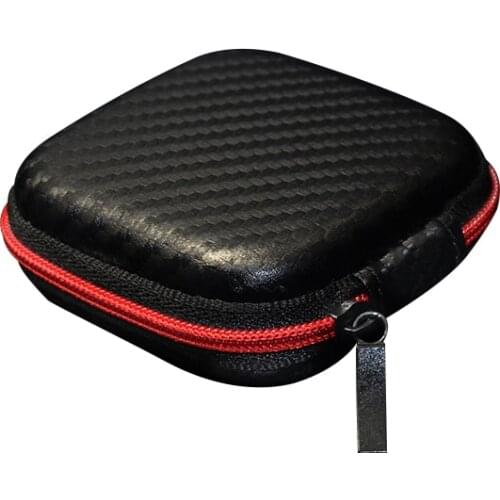 CCA Square Case Bags In Ear Earphone Box Headphones Portable Storage Case Bag Headphone Accessories Headset Storage Bag