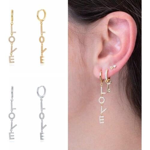 925 Sterling Silver Ear Buckle Minimalist Cute Smiley Face Hoop Earrings for Women Gold Color Pendant Rock Party Jewelry Earring