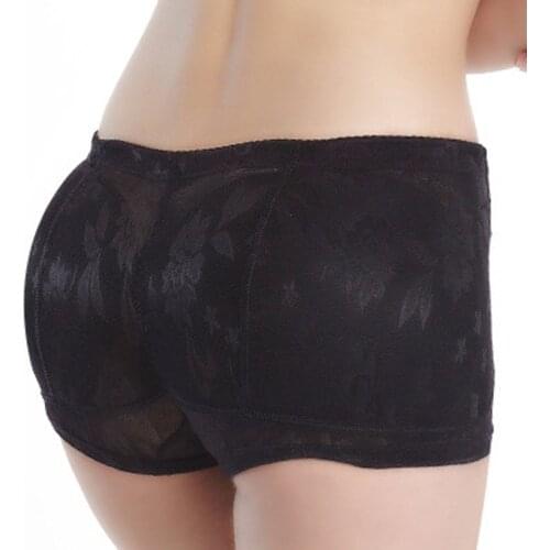 Brand Women Sexy Boyshorts Push Up Knickers False Bum Hip Padded Panties Butt Enhance Buttocks Lady Underwear M-4XL