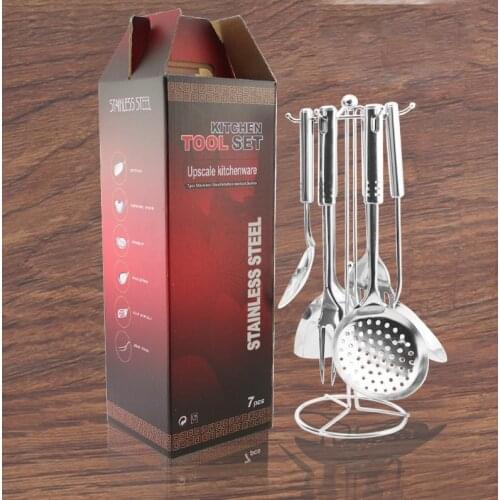 Modern 304 Stainless Steel Kitchen cooking tools Kitchenware 7-piece Tool Set кухонная посуда сковорода аксессуары для кухни