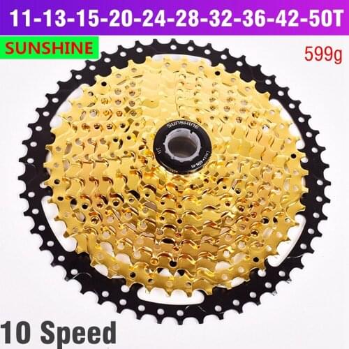 SUNSHINE-SZ MTB Mountain &city Bike 10s 30s 10Speed 11-50T Cassette Freewheel Sprockets for Bicycle Parts flywheel